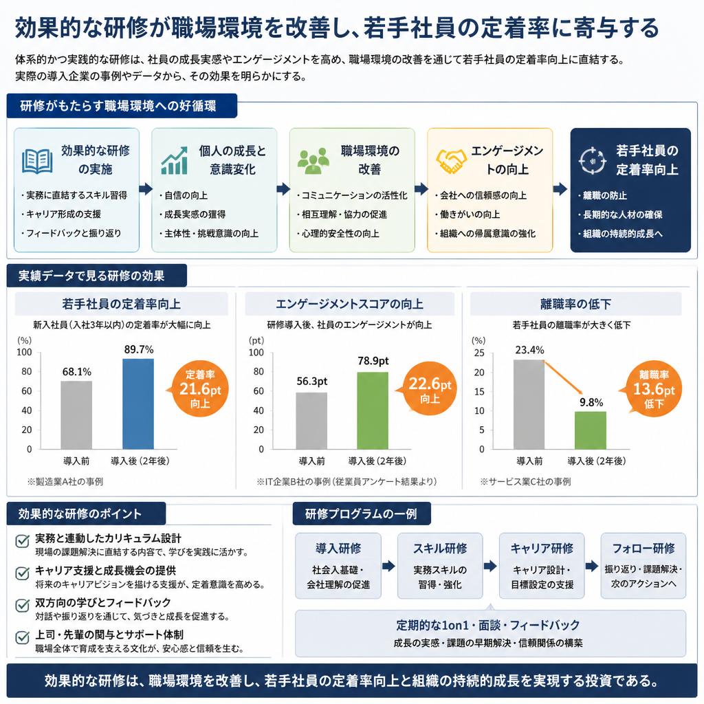 職場環境の改善と定着率向上