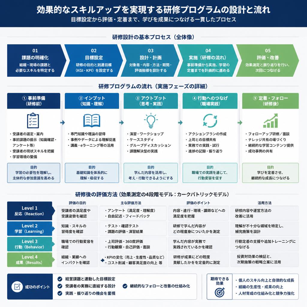 スキルアップのための具体的なプロセス