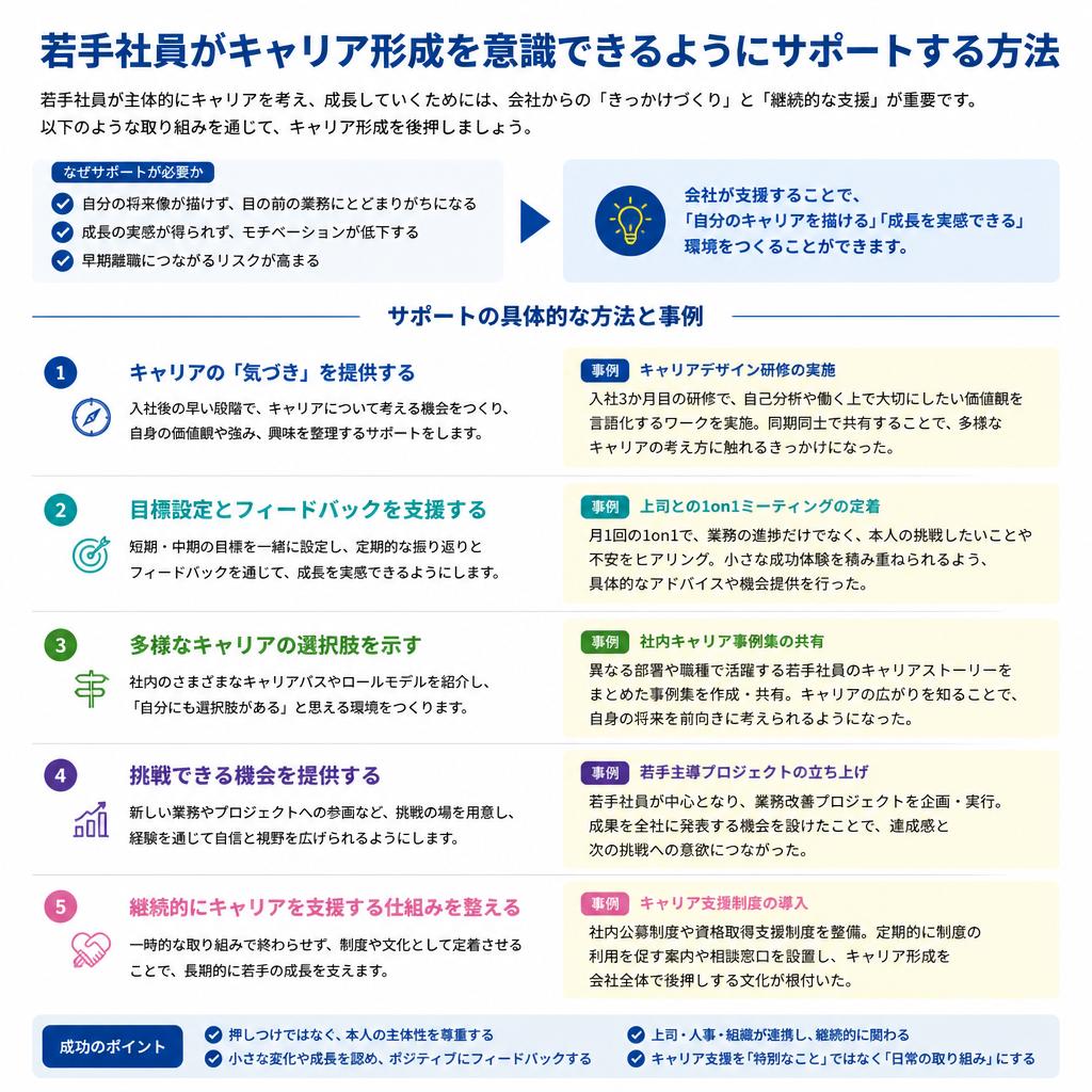 キャリアパスを意識した育成