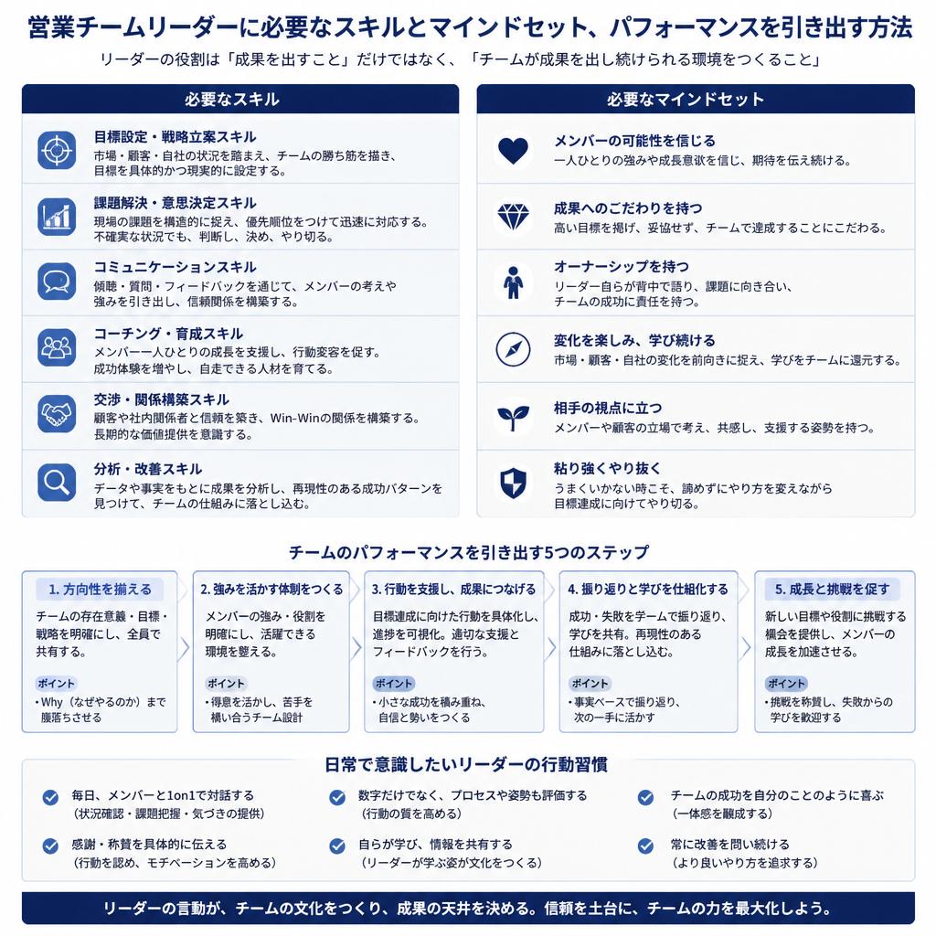 リーダーシップでチームを引きつける