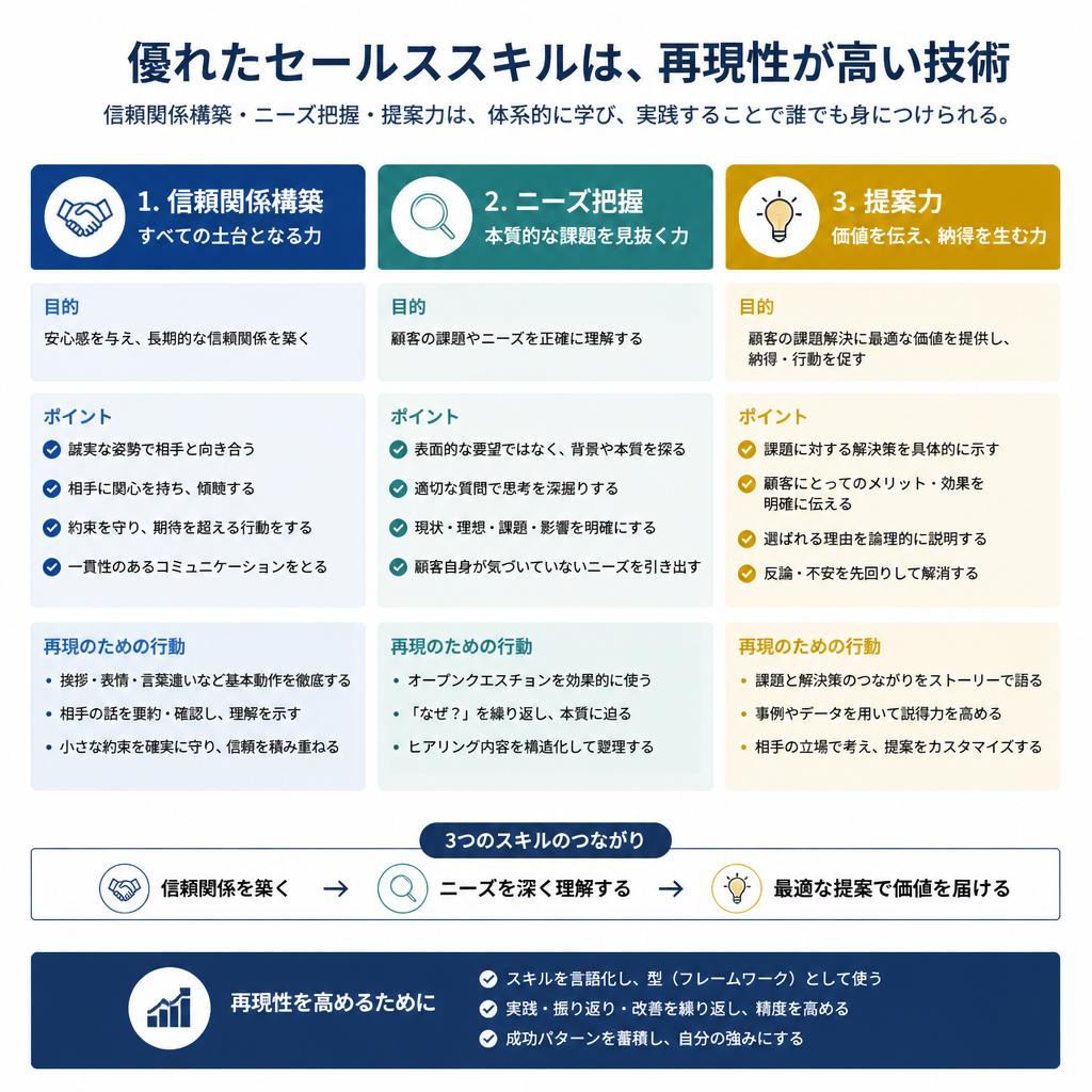 トップセールススキルの特長
