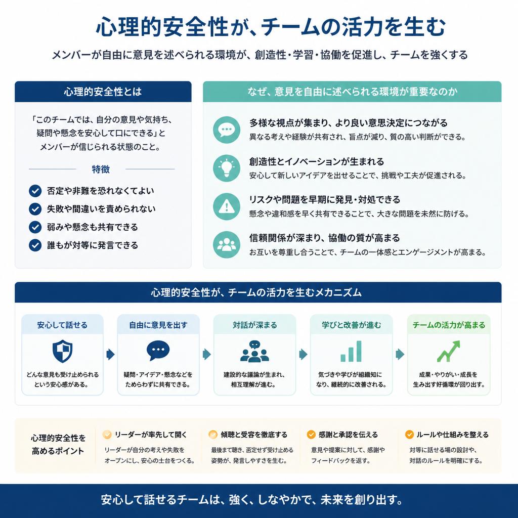 心理的安全性とは？